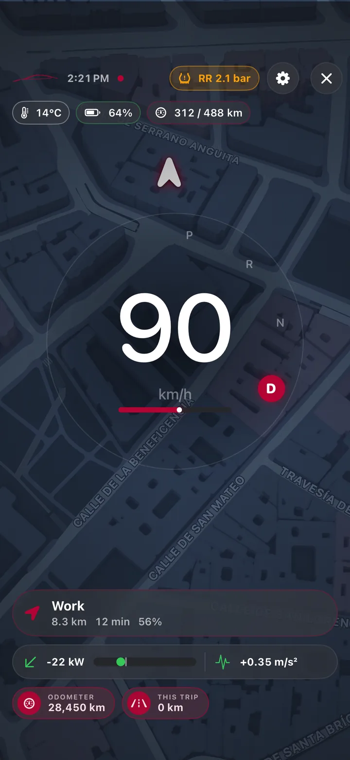 Real Driver Display in English
